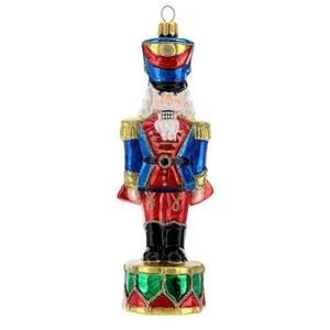 Hot New Products Custom Glass Nutcracker Ornament Christmas Gift Hanging Ornaments