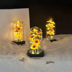 Mother's Day & Valentine's Day Gift Set Sunflower Plastic Send to Wife and Mom Festive Birth Celebration