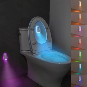 New Product Ideas 2026 Waterproof Rechargeable Toilet Seat Bowl Led Night Lights Motion Sensor Corner Floor Lamp