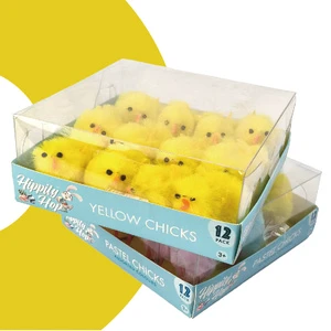 New Arrival Easter Chicken Set Chenille Baby Chick Decorations
