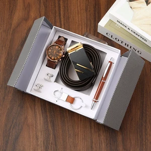 Customized logo open top men's business gift Father's Day set for enterprise annual meeting, giving customers business souvenirs