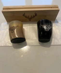 New Arrival Buffalo Horn Mug Drinking Viking Cup in Natural Finished Eco Friendly Horn Cup from india f s international
