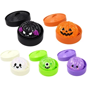 Wholesale Squishy Halloween Ghost Pumpkin Monster Bat Glitter Dumplings Mystery Halloween Dumplings