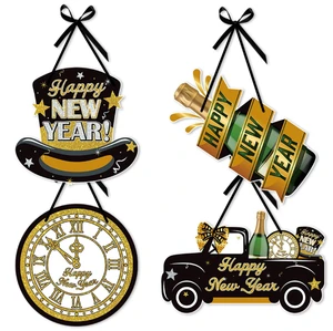 2026 New Product New Year Party Decoration Door Hanging Decoration New Year's Eve Party Atmosphere Decoration Pendant