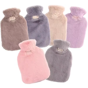 Custom Hot Water Bottle With Temperature Display Hot Water Bag Winter Warm Hot Water Bag With Cover For Winter