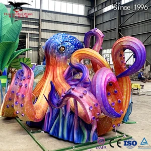 Festival Lantern Factory Animal Themed Octopus Silk Lantern Lighting