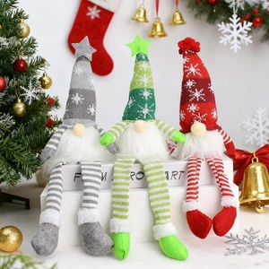 Merry Christmas Decorations Toys for Home Christmas Santa Claus Snowman Doll Ornaments Xmas Gift Toys Kids New Year
