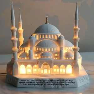YOGO Modern Portable Flameless White Halloween Alpha Lighting Gypsum Lamp Incense Burner Function 50000 Hours Lifetime Festival