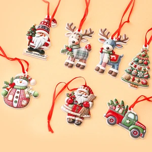 Warm New Year Gifts Various Christmas Party Atmosphere Hanging Accessories Christmas Tree Pendants