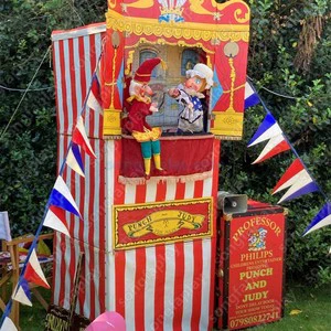 Carnival Indoor Public Kids Puppet Theater Game Booth for Festival Event Amusement Park Equipment with Metal Frame