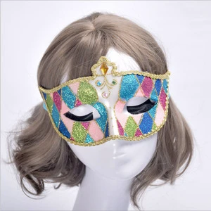 New Update Quality Lady Princess Women Venetian Festival Halloween Masquerade Mask Venice Carnival Party Masks