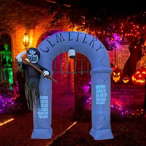 Animierte Luces Productos Para Scary Halloween Merchandise Gadgets Animatronics Requisiten Giveaways Door Decorations