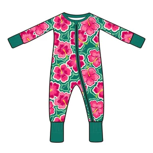 Bamboo Sleeper Weiwei Custom Thanksgiving Baby Pajamas Jumpsuit Onesie New Born Baby Products Four Seasons Climbing Romper