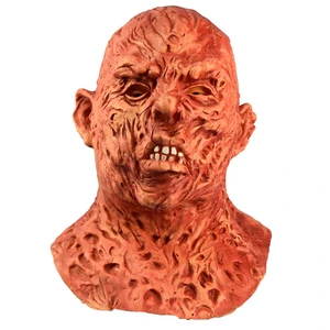 Adult Bloody Latex Costume with Freddy Krueger Horror Mask and Gloves Custom Logo Halloween Props Print Method