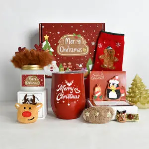 New Product Ideas 2024, Custom Logo Santa Clause Christmas Gift Wholesale Private Luxury Get Well Soon Gifts for Clients/