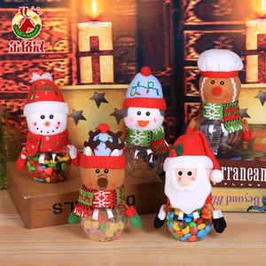 Hot-Selling Christmas Decorations New Gift Candy Box Santa Claus Snowman Candy Box for Children's Small Gifts