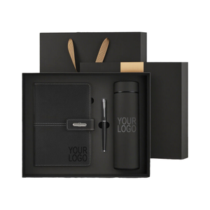 Corporate Event Luxury Souvenir Kit Agenda Notebook Thermal Mug Pen Business Gift Box