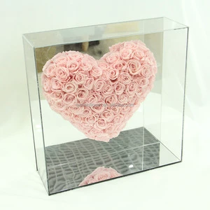 Hot Sell Rose Box Preserved Valentine's Day Gift Wedding Decoration Flowers Wedding Favors Wedding Valentine Essentials