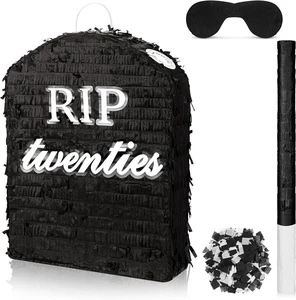 Adult 30th Birthday Anniversary Party Supplies Decoration Prop Rip Twenties Pinata Funny Funeral Pinata