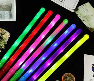Led Flashing Cheers Glitter Toys Cheers Sticks Colorful Glow the Dark Sticks Concert Christmas Birthday Wedding Party Supplies