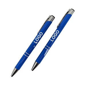 AI-MICH Custom Logo Promotional Ballpoint Pen Metal Pen Corporate Business Gift With UV Printing Custom Logo Pen