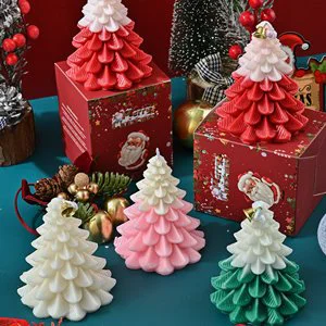 Christmas Christmas Tree Creative Scented Candles - Gift, Souvenir, Home Decor, Fragrant Candles, Birthday Gift
