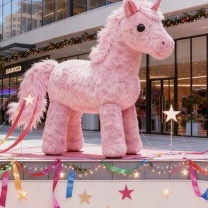 Festive Inflatable Horse New Year Decoration Home Yard Ornament