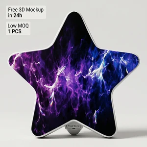 Custom Photo Printed Star Night Light Personalized Star Shape LED Lamp For Birthday Christmas Promotional Gift Low MOQ