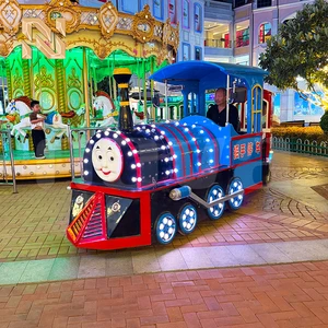 Nova Rdies Top Sale 24P Trackless Train for Carnival Festival Party Attractive Amusement Rides Tourist Trackless Train