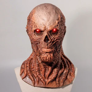 Horror Movie 4 Vecna Mask Cosplay Men's Scary Monster Demon Latex Helmet Creepy Carnival Party Costume Props for Halloween