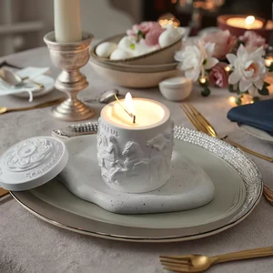 Stylish Modern Holiday Scented Candle Soy Wax Handmade High-end Artistic 60 Hours Thanksgiving Christmas Wedding Cabin Decor