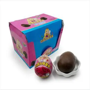 Colorful Easter Chocolate Surprise Eggs