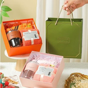 Gift Set Customized Promotional Wedding Souvenirs Umbrella Water Bottle Thank You Gift Set for Women