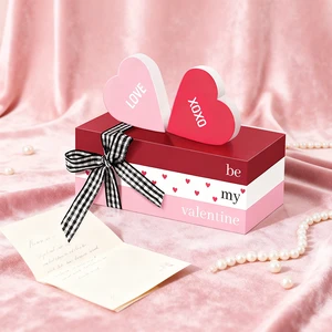2PCS pink heart wooden centerpiece printed with /XOXO. Perfect for Valentine's dinners, dates & romantic gifts