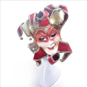 Venetian Style Masquerade Party Mask Horror Clown Party Prom Decor Carnival Men's Venice Party