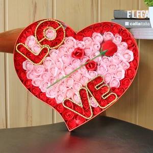 Creative Birthday to Send Girlfriend Wedding Simulation Flower Valentine's Day Gift Love Soap Rose Gift Box