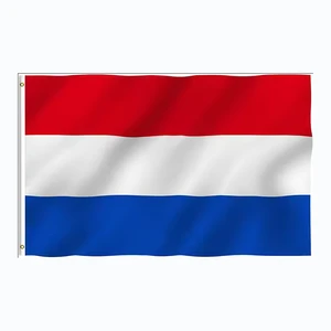 Spot Product Holland Polyester Digital Print Custom Size National Flag All Countries Flags Making Supplier Soccer Publicity Flag