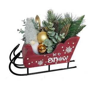 High Quality Handmade Art Deco Artificial Flower and Metal Wall Hanging Christmas and New Year Home Decor by BILLION