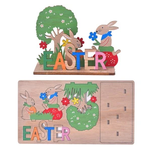 Wholesale DIY Easter Handicrafts Easter Bunny Home Decoration Ornaments