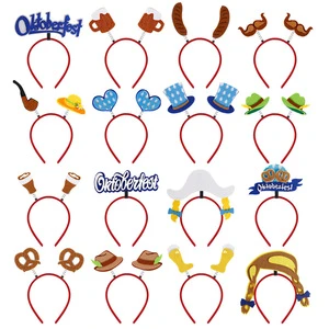 Wholesale 2024 Germany New Oktoberfest Decoration Headband Party Decoration Supplies Oktoberfest Headband October