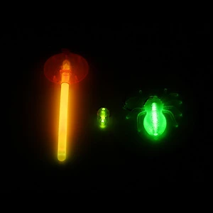 3-in-1 Halloween Decor Glow Kit - Snap Light Pumpkin/Spider/Skull Ring for Party Supplies Wholesale