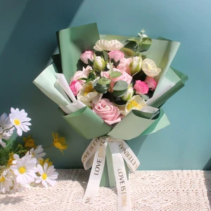 Hot Selling Valentine's Day Soap Rose Bouquet Finished Products Girlfriend Birthday Gift Box Soap Flowers