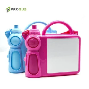 Prosub Sublimation Lunch Boxs Blank Customized Printing Children Sublimation Plastic Kids Lunch Box