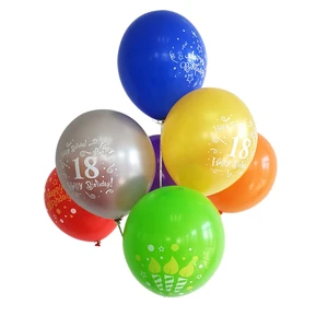 Factory Direct Selling Customizable Patterns Matte Balloon for Adult Celebration Latex Print Balloons Globos Party Decoration