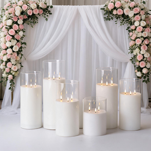 Matti's Table Centerpiece Wedding Decoration Centerpieces Table Light Decorations Flowers And Led Candle Backdrop Stage