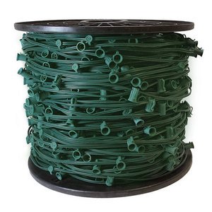 Outdoor C9 Christmas Bulk Spool Reel Light 500Ft 500Pcs C9 Sockets 12
