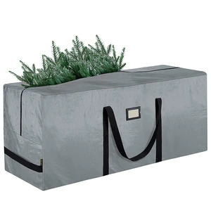 7.5-Foot Thick Oversized Artificial Christmas Tree Storage Bag With Reinforced Handles And Double Zippers
