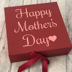 Custom Printing Empty Mother's Day Small Packaging Box Mother s Day Gift Boxes