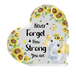 Best Friend Birthday Gifts for Women Heart Acrylic Plaque Novelty Friendship Gifts Friends BFF Bestie Sister Funny Heartwarming