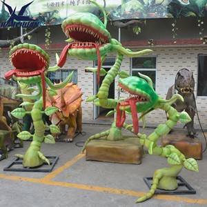 Amusement Park Decoration Robotic Plant Model Halloween Props Animatronic Corpse Flower